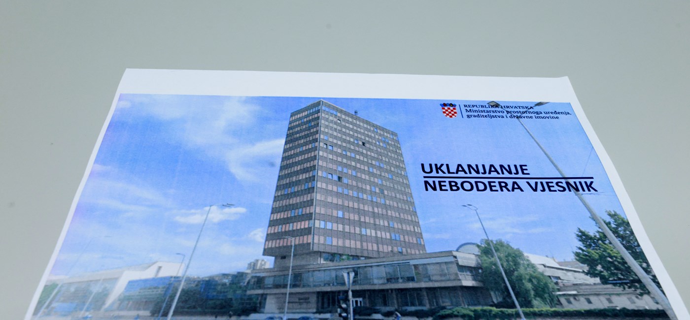 Bačić: Za rušenje Vjesnika odabrana tvrtka EURCO, posao treba završiti u travnju 